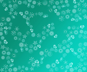 Naklejka premium noël bleu turquoise