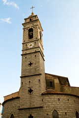 Fototapeta na wymiar Porto Veccio Kirche