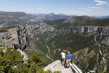 Fototapeta premium Observatoire au dessus du Verdon