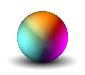 Vector Multicolor Sphere