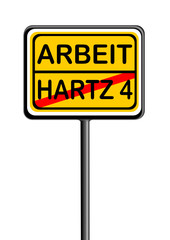 Information als Schild