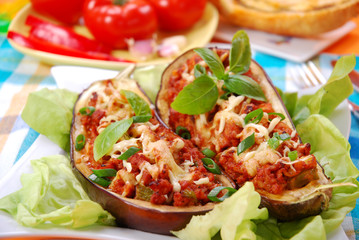stuffed aubergine