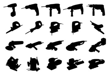 Outils &eacute;lectriques - Electrical tools (x20)