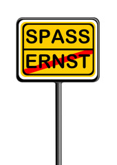 Information als Schild