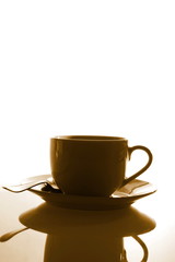 cup of coffee with copyspace
