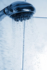 Fototapeta na wymiar shower and water