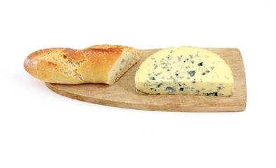 French dessert - musty cheese with traditional bread