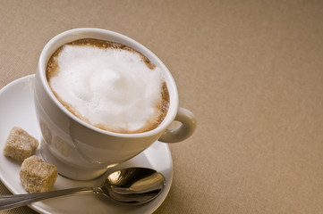 Cappuccino coffee cup