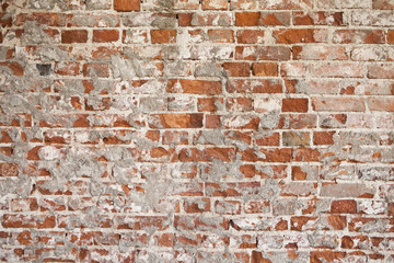 Worn brickwall