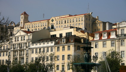 Fototapeta na wymiar panorama de lisbonne