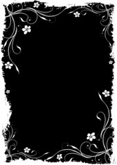 Backround, filigrane Blumen, floral