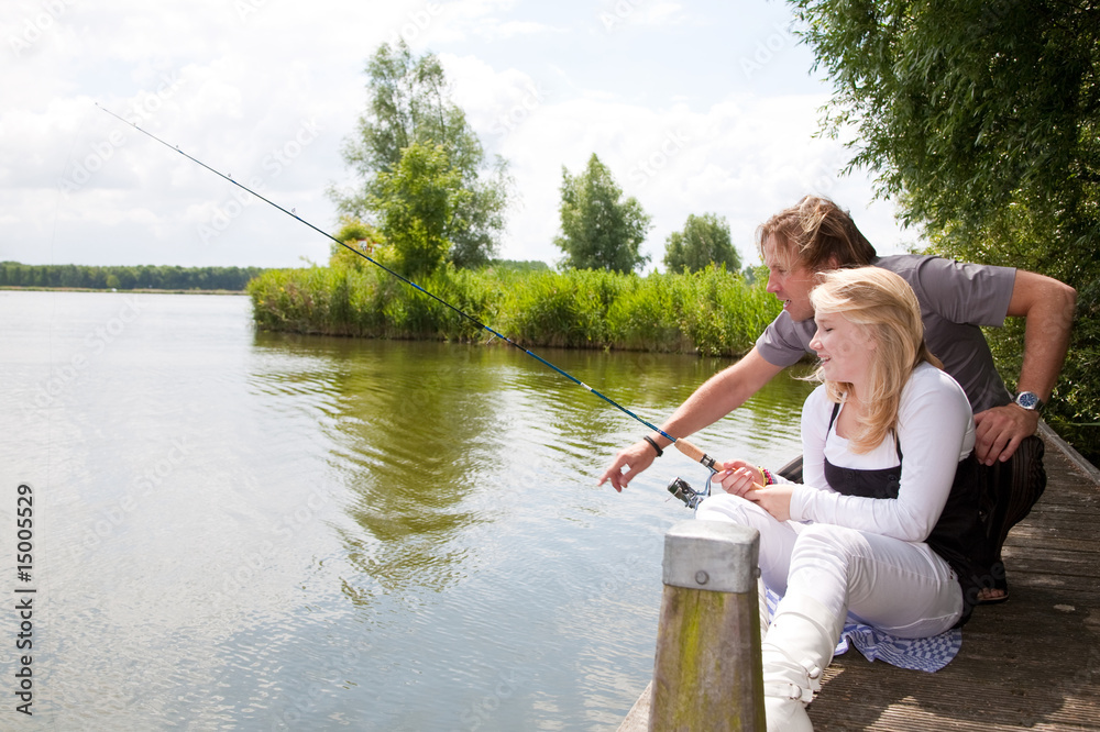 Wall mural fishing instructions