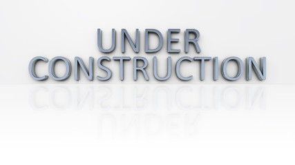 chrome word under construction