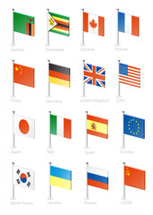 Flag icon set (part 13)