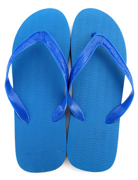 tongs bleues