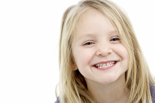 Portrait Of Smiling 4 Year Old Girl