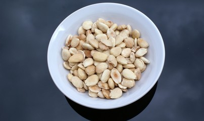 Bowl of almonds