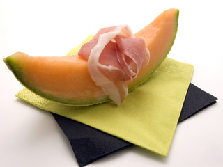 Crudo e melone