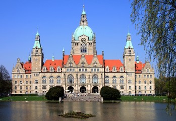 Fototapeta na wymiar City Hall Hanover