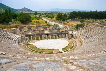 Foto op Plexiglas Efeze oud theater © Alexander Khripunov