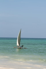 Obraz premium Dhau vor Sansibar