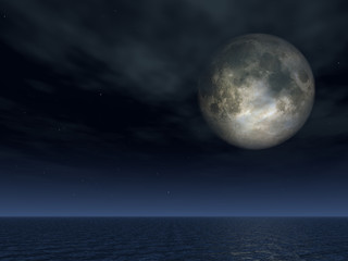 Fototapeta na wymiar full moon