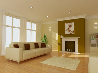 A modern living room