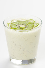 refreshment and creamy milkshake  kiwi and lime