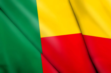 Obraz premium Flag of Benin