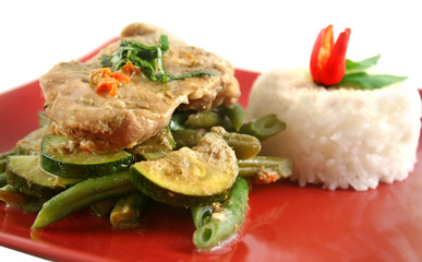 Thai Green Poached Chicken