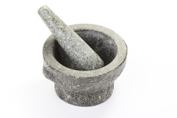 Mortar and Pestle in granite rock