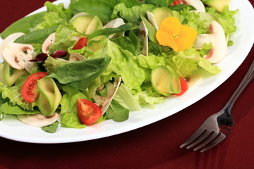Salad  flowers
