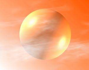 Orange sphere