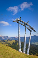 Obraz premium Ski lift