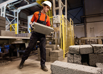 Factory loader at work....