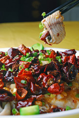 china delicious food-- boiled fish