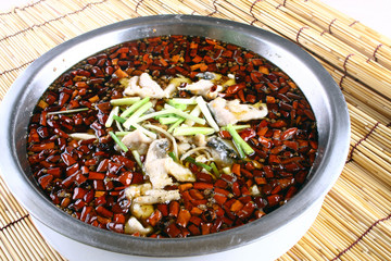 china delicious food-- boiled fish