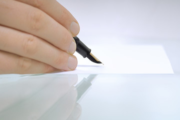 Human Hand Writing