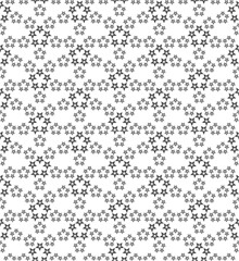 Seamless transparent pattern with stars.