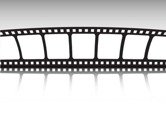 Vintage film banner