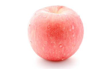 Pink ripe apple