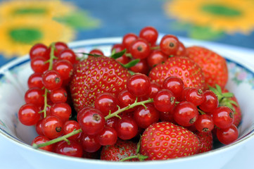 rote früchte