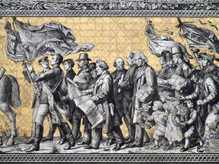 F&uuml;rstenzug Dresden, Detail