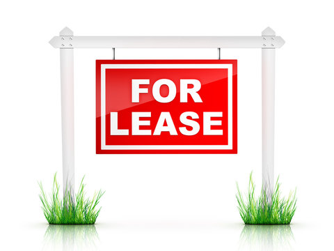 Real Estate Sign - For Lease