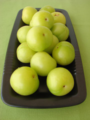 Ripe plums