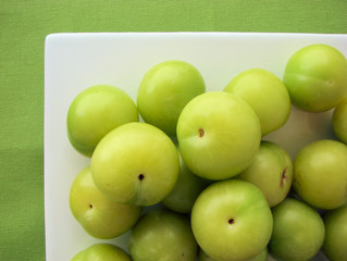 Green plums