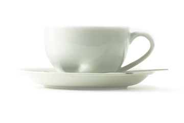 side view coffee or tea cup