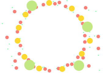 Party pastel ballons background. Vector