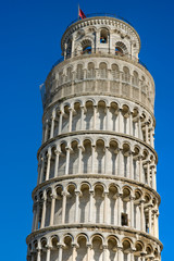 Fototapeta na wymiar Pisa, The Leaning Tower, Tuscany, Italy.