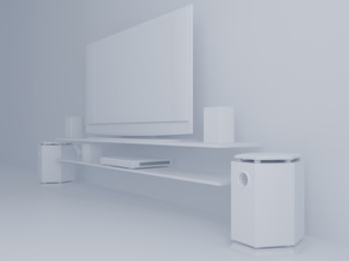 Fototapeta premium Interior set hundred seventy nine